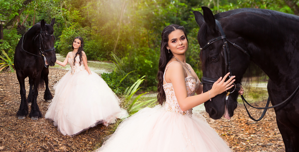 Pink horses sales quince dresses