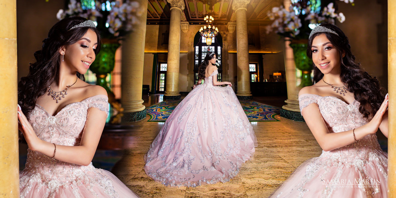 Pictures at Biltmore Hotel SAMARIA MARTIN QUINCEANERA PHOTOGRAPHY AND DRESSES